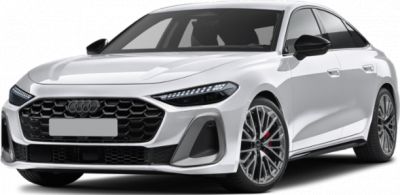White sportback front with LED headlights and mesh grille