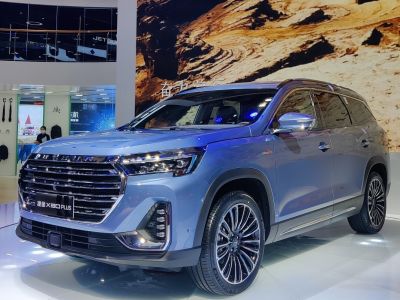 2021 Jetour X90 Plus 3/4 front-left view