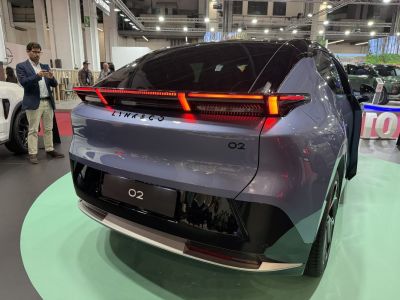 LED continuous tail light bar and modern sporty rear end with sleek lines