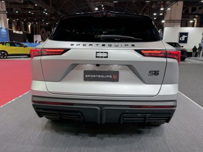 Rear view with LED tail lights and S6 badge