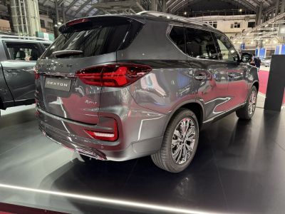 Rear view of SUV with LED tail lights and alloy wheels