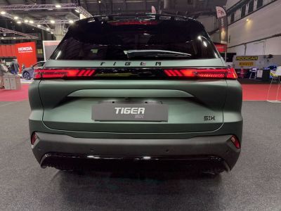 Rear view with LED tail lights and sleek rear design