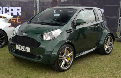 2018 Aston Martin Cygnet V8 3/4 front-left view