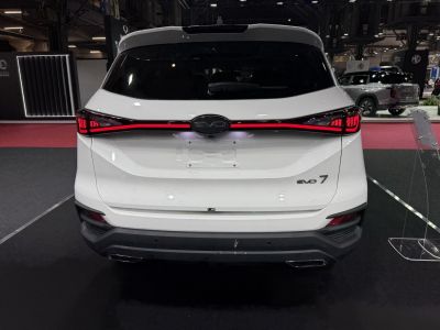 Rear view with LED light bar and dual exhaust