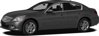 2012 Infiniti G25 Sedan (V36, facelift 2011) 3/4 front-left view