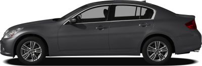 Side profile of a sleek luxury sedan with detailed wheel design