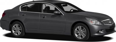 Side profile of a sleek sedan with alloy wheels and smooth body lines