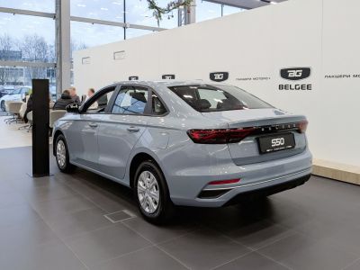 Modern sedan rear design with distinctive tail lights and sleek aerodynamic styling.