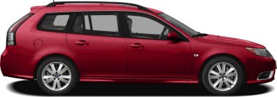 Red Sport Combi wagon with alloy wheels and dynamic side profile