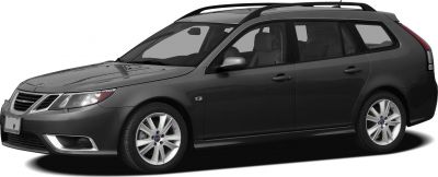 Facelifted station wagon with alloy wheels and roof rails