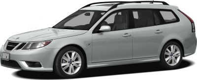 Silver station wagon with roof rails and alloy wheels