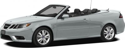 Sleek silver convertible with open top and alloy wheels.
