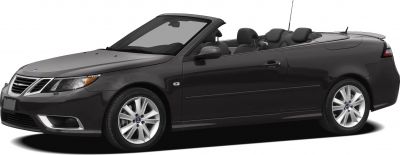 Convertible coupe with alloy wheels and open roof design
