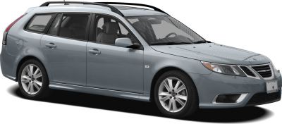 Wagon with roof rails and multi-spoke alloy wheels