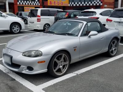 1998 Mazda Roadster (NB) 3/4 front-left view