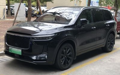 Front grille and sleek LED headlights of a modern SUV