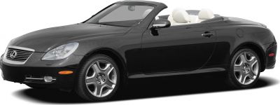 Convertible Lexus SC II Z40 with alloy wheels