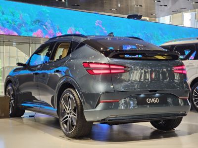Sleek rear design with LED taillights and sporty alloy wheels