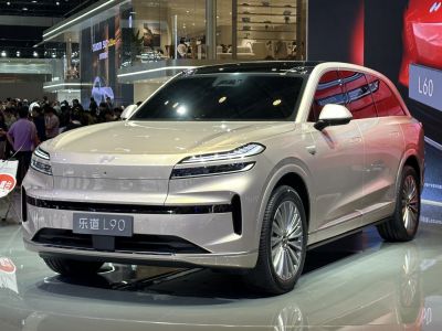 Sleek front view with LED headlights and aerodynamic styling