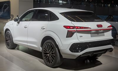 Rear and side view of a modern SUV with LED taillights and sportback design