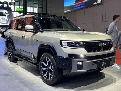 Square front design with LED headlights and rugged SUV side profile.