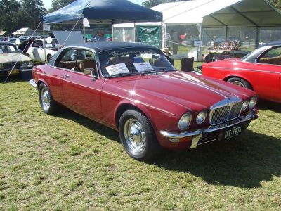 Elegant 1972 coupe with chrome grille and vintage styling