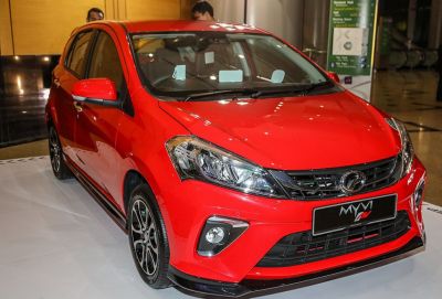 2017 Perodua Myvi III 3/4 front-right view