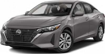 Sharp front grille and aerodynamic side profile of a modern sedan