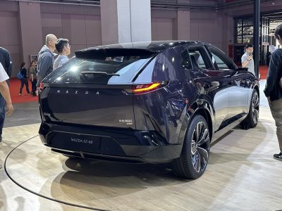 Sleek rear design with modern LED tail lights and stylish wheels
