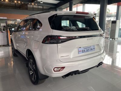 Rear view showing updated taillights and design features.
