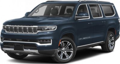Front three-quarter view of large luxury SUV with updated grille and headlights