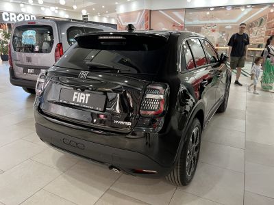 Rear view with LED tail lights and hybrid badge