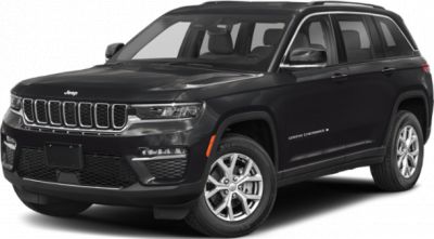 SUV with seven-slot grille, LED headlights, alloy wheels