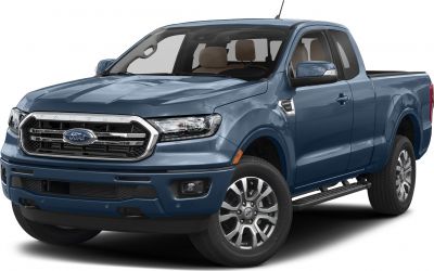 Front and side view of a single cab pickup truck with distinctive grille and alloy wheels.