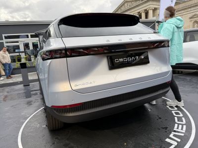 Sleek rear design with modern, horizontal tail lights