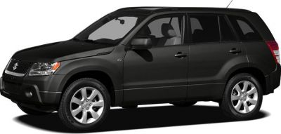 Side profile of a black compact SUV with 3 doors and alloy wheels