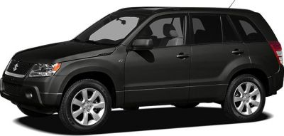 Side profile of black 3-door SUV with alloy wheels