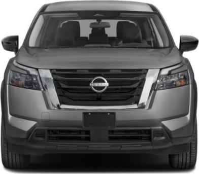 Front view with updated grille and headlights