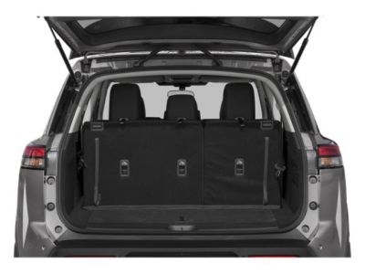Open rear cargo space with foldable seats and spacious trunk