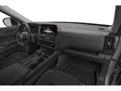 Modern dashboard and infotainment system with center display and controls