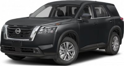 SUV with bold front grille and angular LED headlights