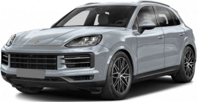 Front side view of modern electric SUV with sleek design and alloy wheels