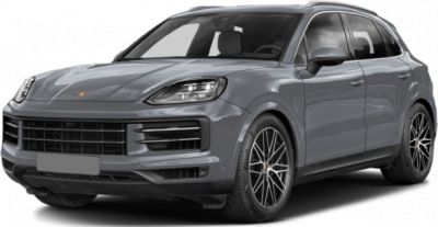 Sleek front and side profile of a luxury electric SUV