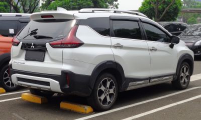 Rear side view of 2020 SUV with distinct taillights and alloy wheels
