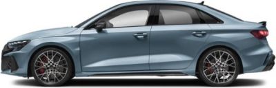 Side profile with distinctive alloy wheels