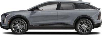 Sleek SUV side profile with modern design and distinctive wheels