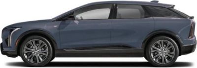 Streamlined electric SUV with large alloy wheels and flush door handles