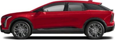 Side profile of a sleek electric SUV with aerodynamic lines and alloy wheels