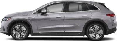 Sleek side profile of an electric SUV with aerodynamic design and alloy wheels