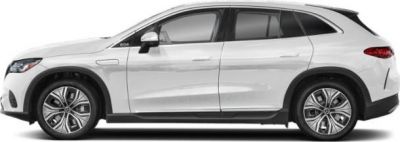 Side profile of a modern electric SUV with aerodynamic design